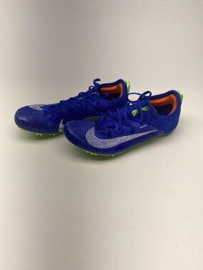 Nike Zoom Superfly Elite 2 Shoes Mens 7.5  Racer Blue AtomKnit Track Spikes Kit